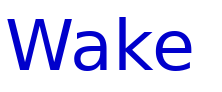 Wake & Bake フォント